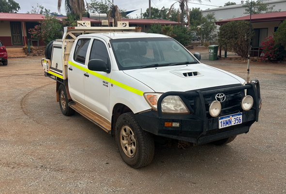 Toyota Hilux for hire in Meekatharra, Western Australia 1.
